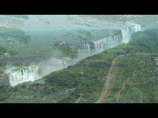 flight over victoria falls - africa  zambia