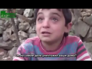 18 syria. touching words of a syrian boy.